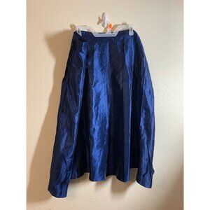NY Collection Semi Formal Blue Skirt Womens Size 24 LS3